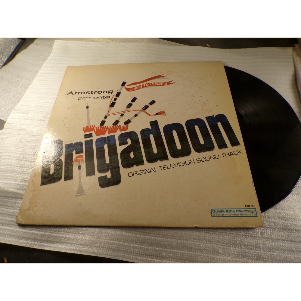 Brigadoon Original TV Sound Track Vinyl LP Robert Goulet Columbia CSM 385 1966